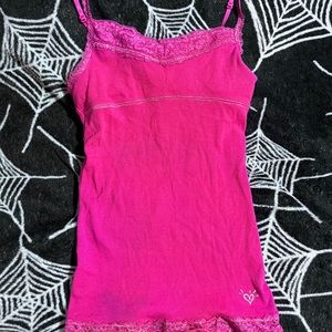 justice lace tank 🖤